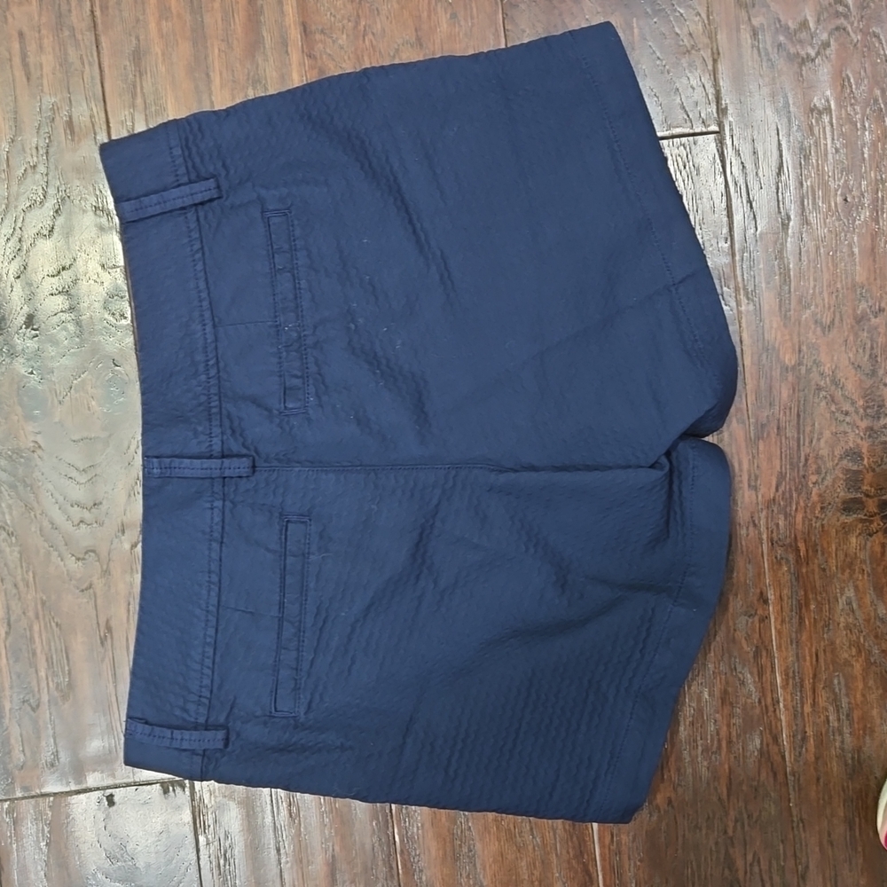 LILY PULITZER 5" CALLAHAN JACQUARD SHORT SHORTS TRUE NAVY BLUE SIZE 2 - Picture 12 of 12